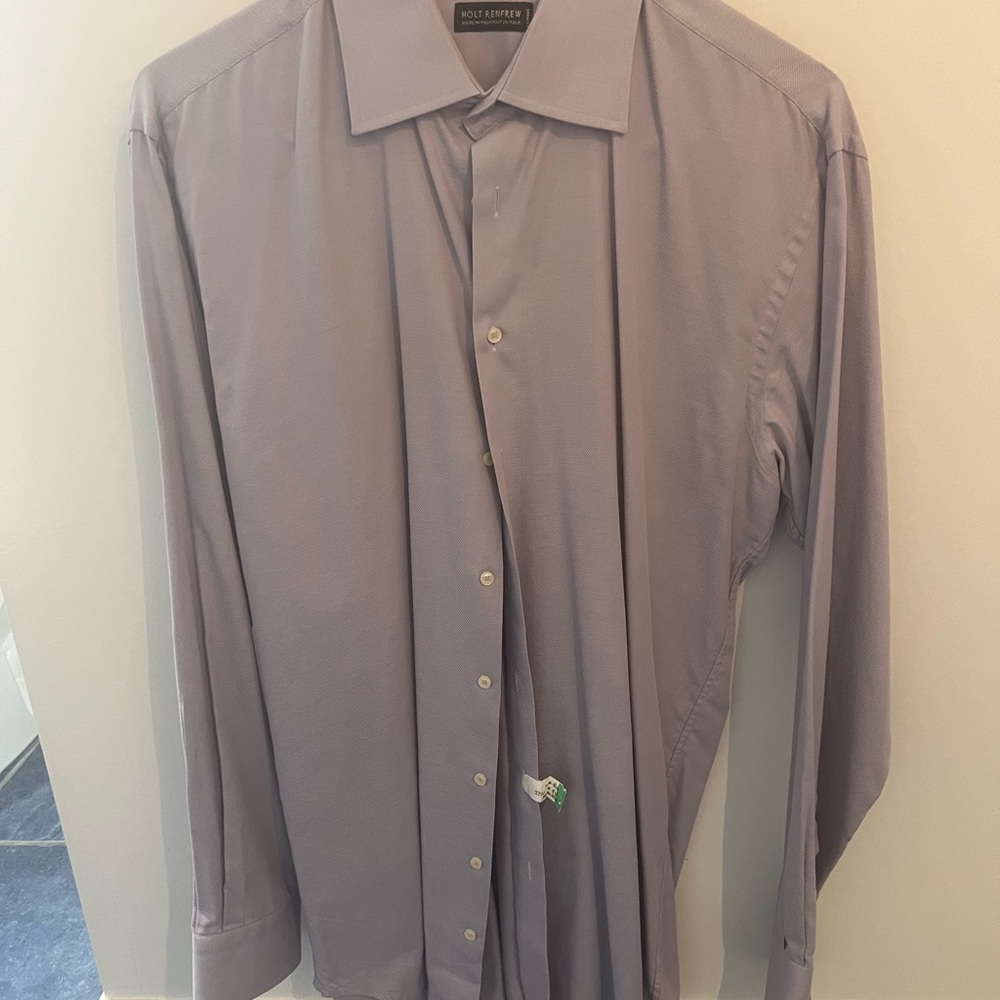 Holt Renfrew Men's Lavender Dress Shirt